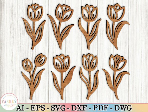 Download 8 Flower Wood Art Laser Cut Files Svg - Cut files svg Collection