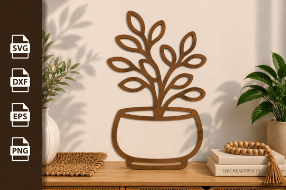 Download Plant Pot Tree Laser Cut Files Svg - Cut files svg Collection