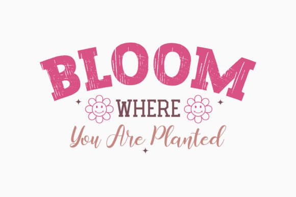 Download Retro Mental Health Quote SVG Bloom Wher - Premium Bundle