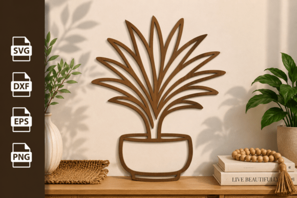 Download Potted Plant Tree Laser Cut Files Svg - Cut files svg Collection