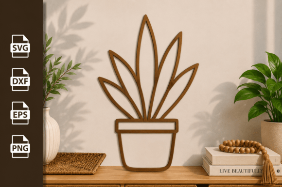 Download Potted Plant Tree Laser Cut Files Svg - Cut files svg Collection