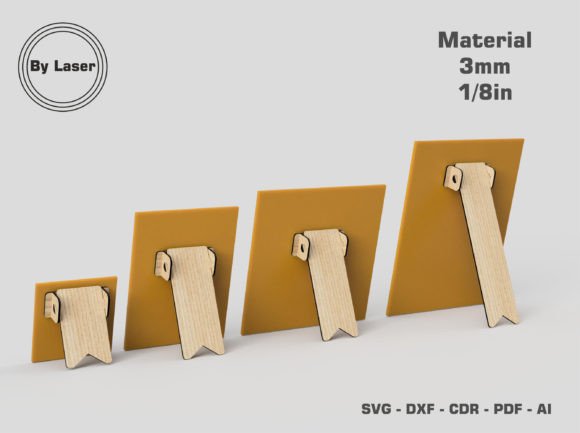 Download Easel Stand Backs Laser Cut Files SVG - Cut files svg Collection